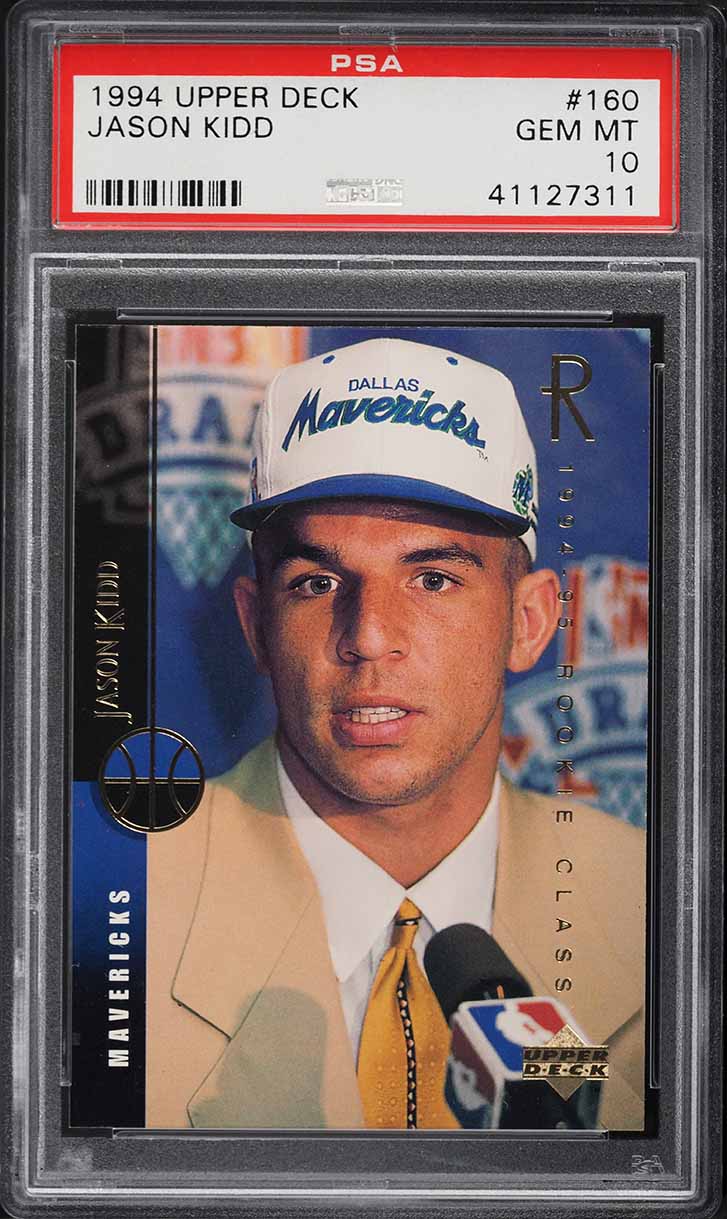 1994 Upper Deck Basketball Jason Kidd ROOKIE #160 PSA 10 GEM MINT