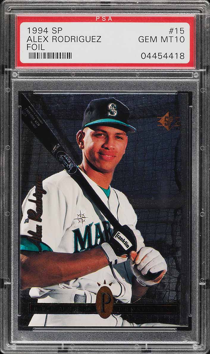 1994 SP Foil Alex Rodriguez ROOKIE #15 PSA 10 GEM MINT
