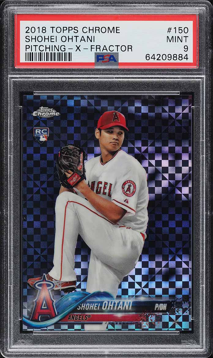 2022 Bowman Chrome Sapphire Orange Refractor Shohei Ohtani /75 #71