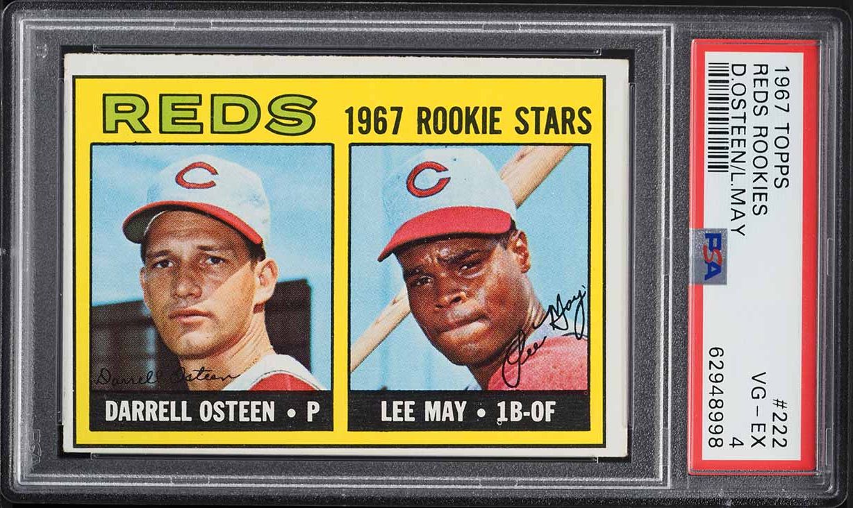 1967 Topps Reds Rookies #222 PSA 4 VGEX