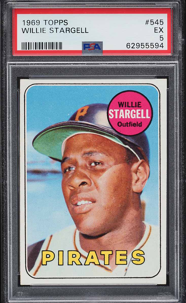 1969 Topps Willie Stargell #545 PSA 5 EX