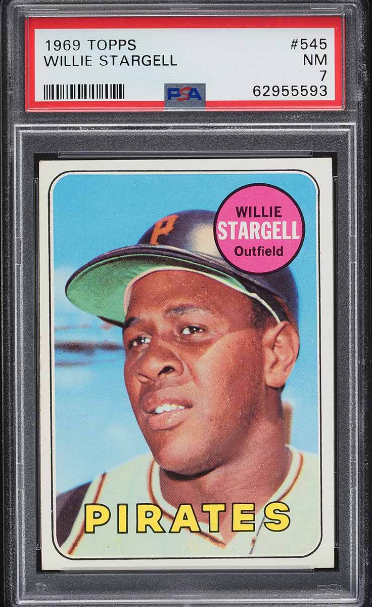 1969 Topps Willie Stargell #545 PSA 7 NRMT