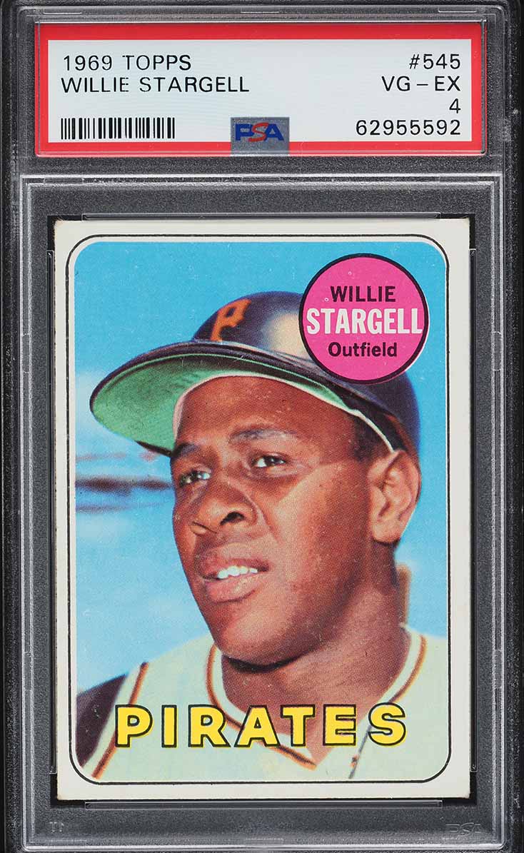 1969 Topps Willie Stargell #545 PSA 4 VGEX