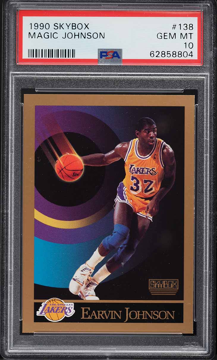 1990 Skybox Basketball Magic Johnson #138 PSA 10 GEM MINT