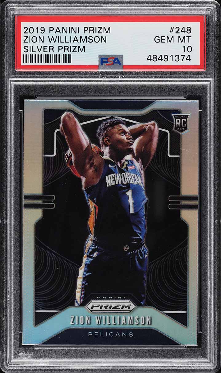 2019 Hoops Zion Williamson ROOKIE RC #258 PSA 10 GEM MINT on