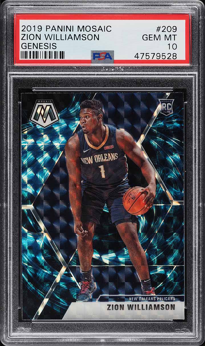 2019 Hoops Zion Williamson ROOKIE RC #258 PSA 10 GEM MINT on