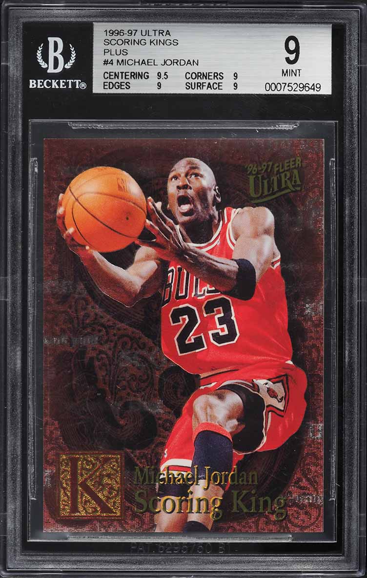 1996 Ultra Platinum Medallion Michael Jordan #P-280 PSA 9 MINT on