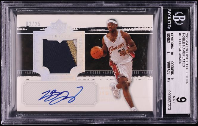 exquisite rookie patch lebron james