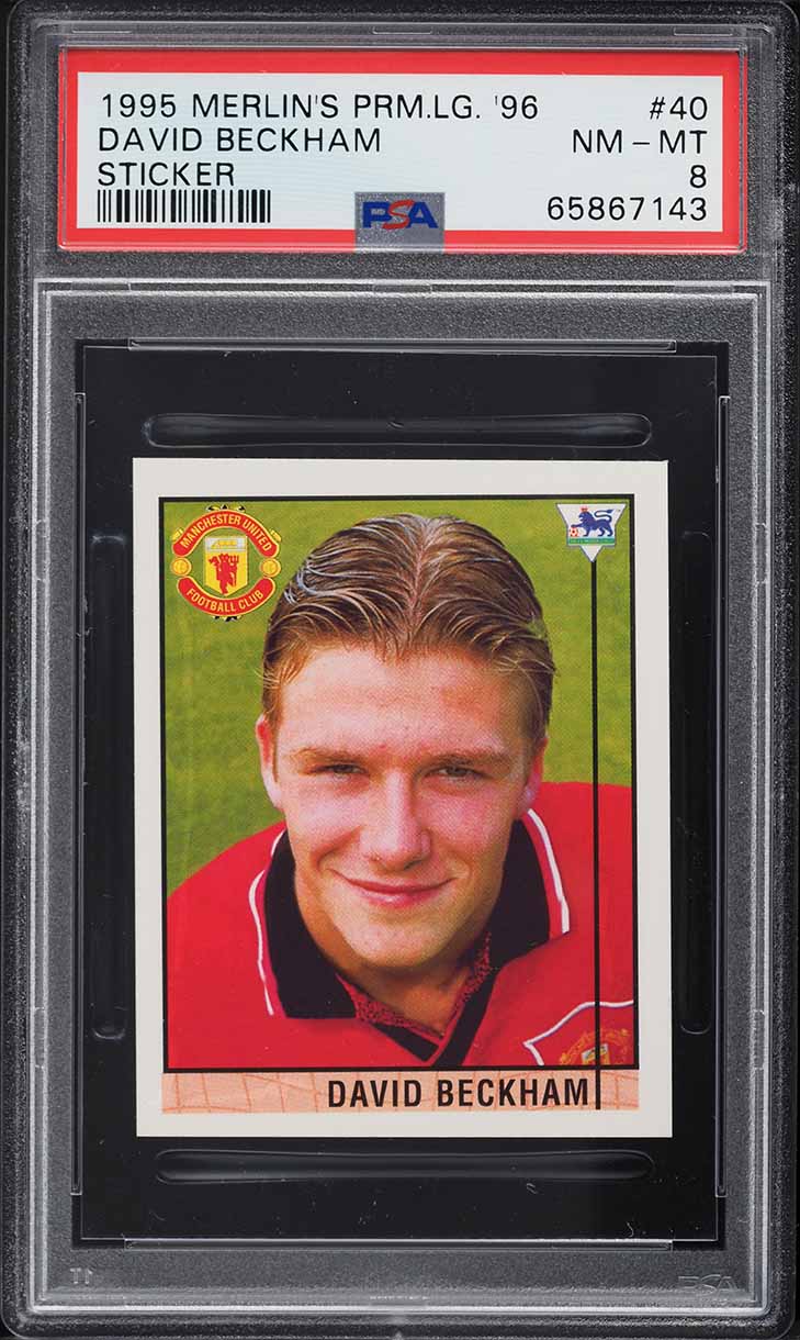 1997 Merlin's Premier Gold David Beckham #92 PSA 10 GEM MINT on