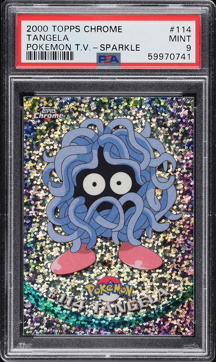 2000 Topps Pokemon Chrome Series 2 Tekno Mewtwo #150 PSA 9 MINT on