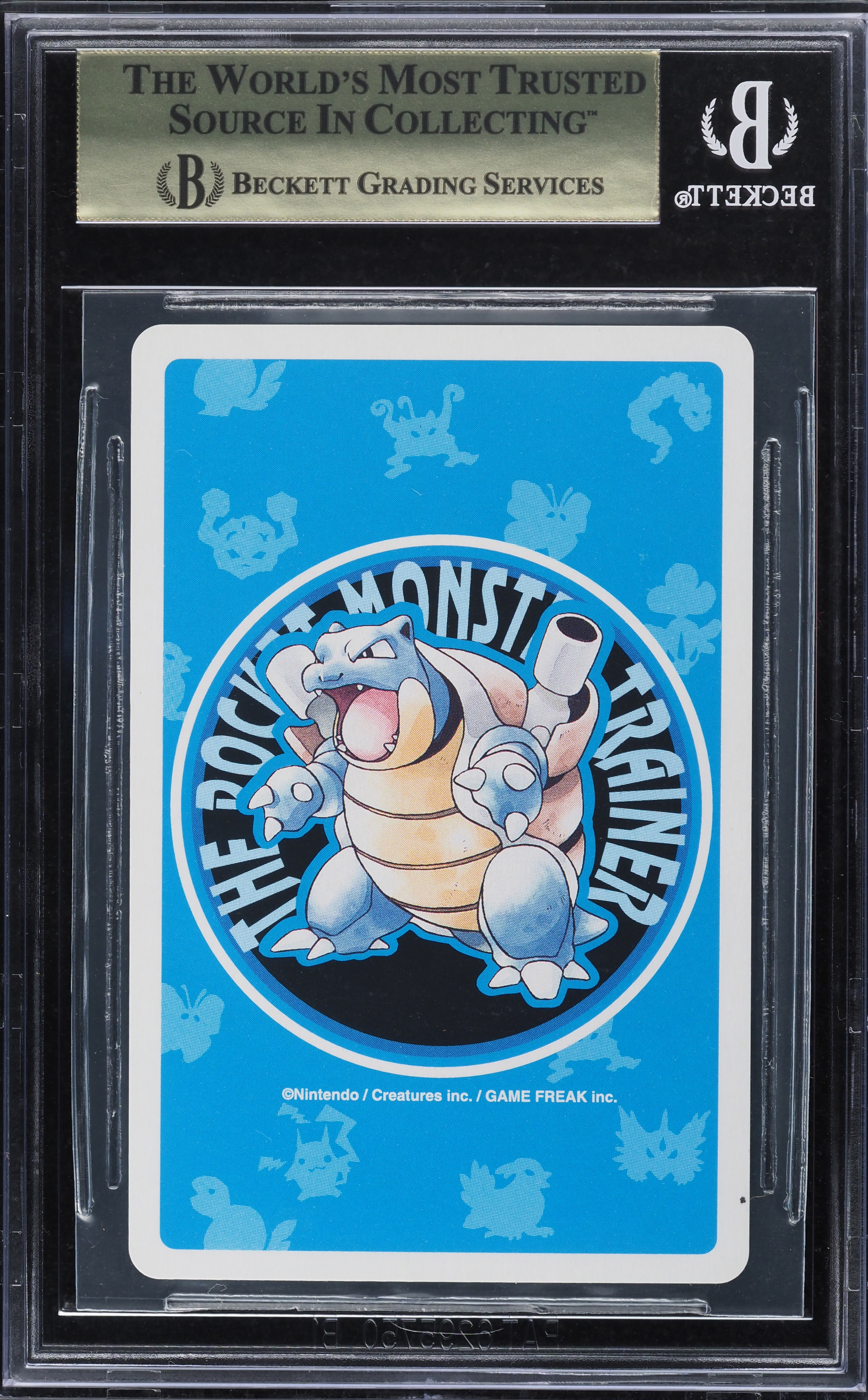 1996 Pokemon Japanese Blue Poker Set Nintendo Playing Card