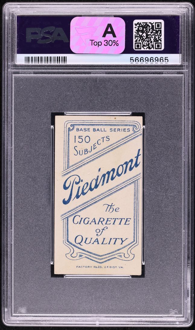 1909-11 T206 Harry Davis PHIL. H.DAVIS FRONT PSA 4 VGEX