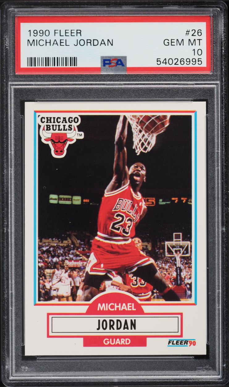 1990 Fleer Basketball Michael Jordan #26 PSA 10 GEM MINT