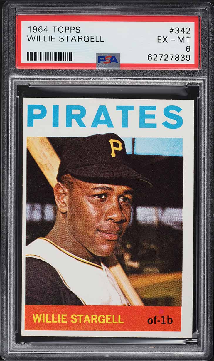 1964 Topps Willie Stargell #342 PSA 6 EXMT