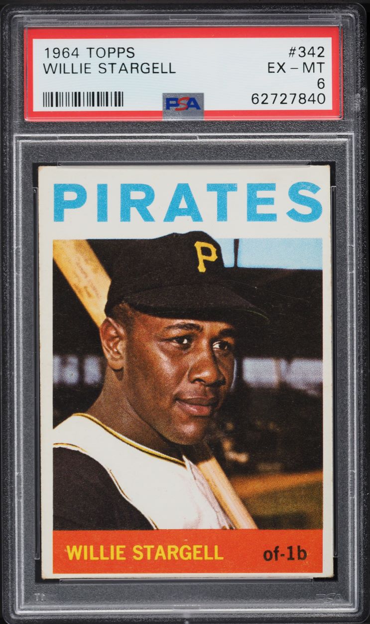 1964 Topps Willie Stargell #342 PSA 6 EXMT