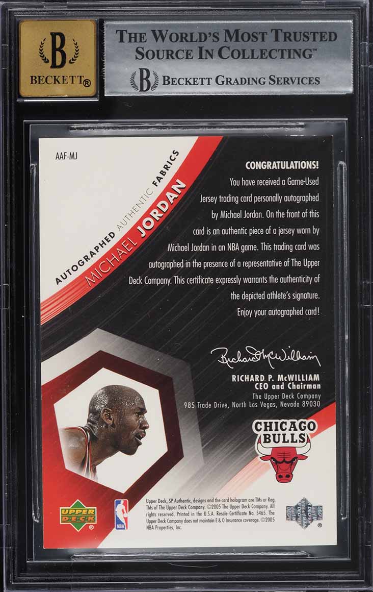 2004 SP Authentic Fabrics Michael Jordan PATCH AUTO /50 #AAF-MJ