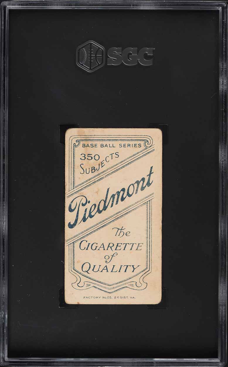 1909-11 T206 Oscar Stanage SGC 2 GD