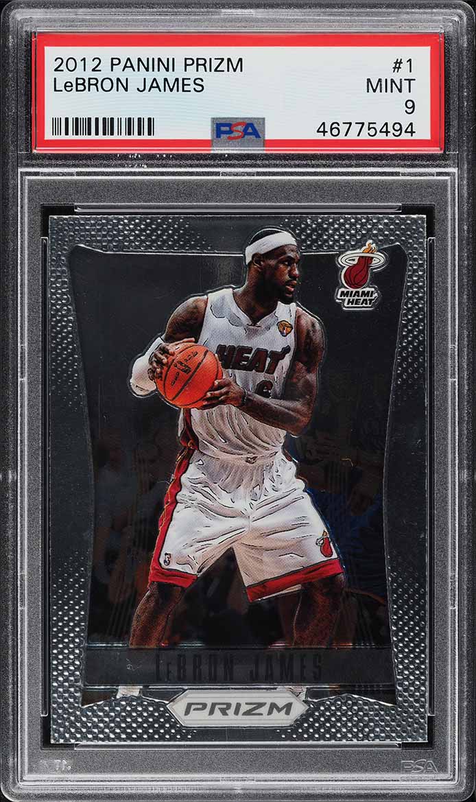 2012 Panini Prizm LeBron James #1 PSA 9 MINT