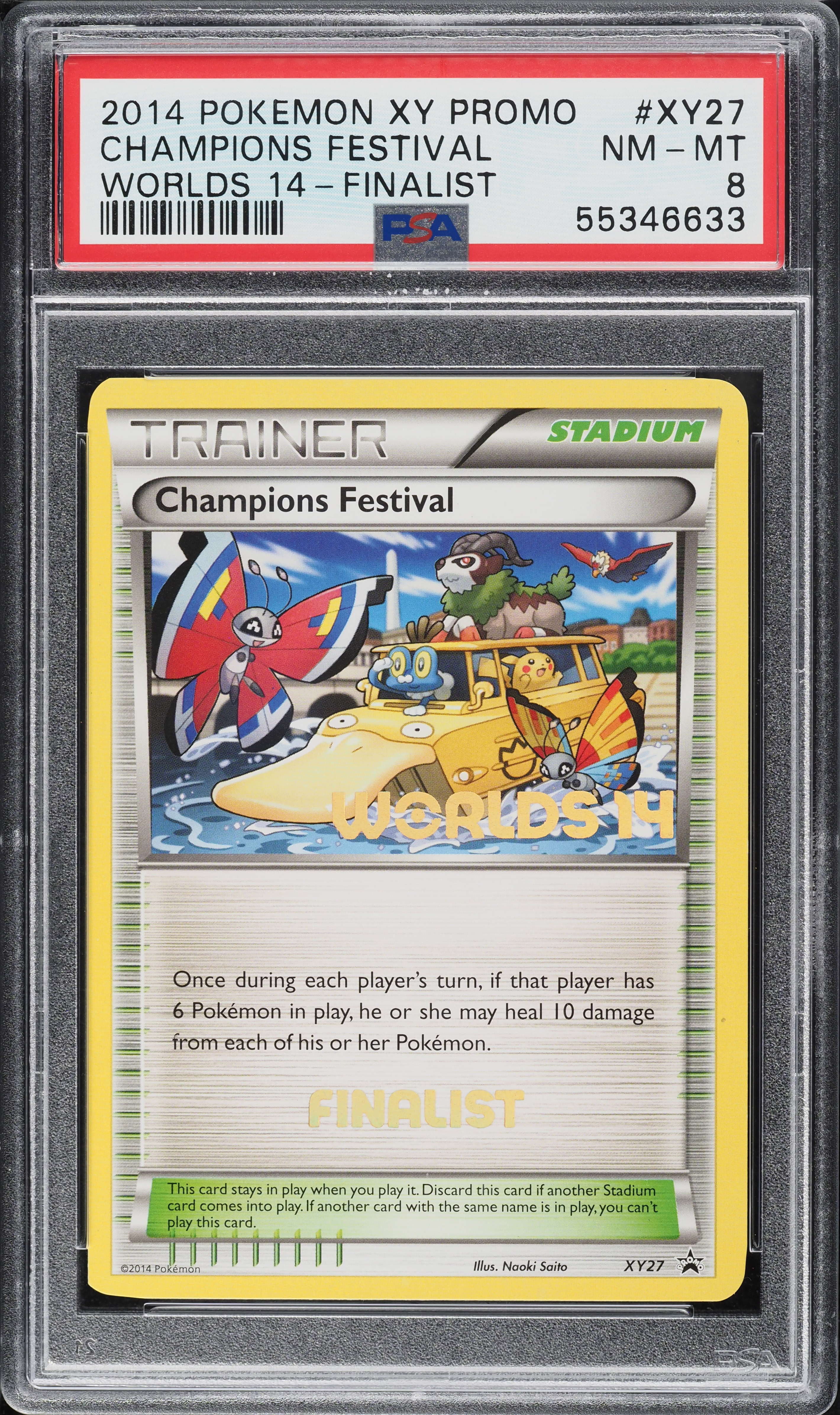 2014 Pokemon XY Black Star Promo Worlds Finalist Champions
