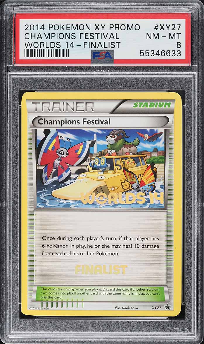 2014 Pokemon XY Black Star Promo Worlds Champions Festival