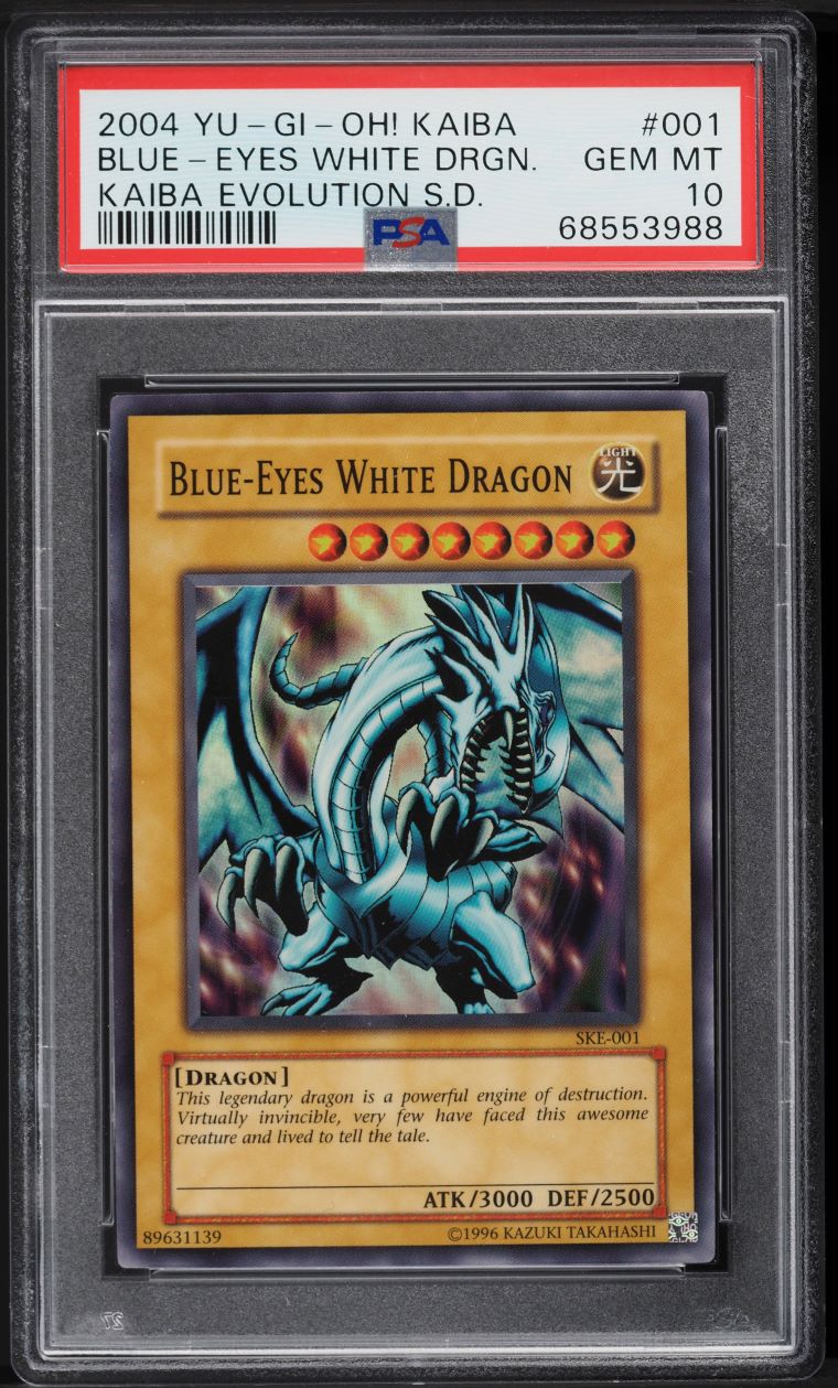 2004 Yu-Gi-Oh! Starter Kaiba Evolution Blue-Eyes White Dragon #SKE-001 PSA 10
