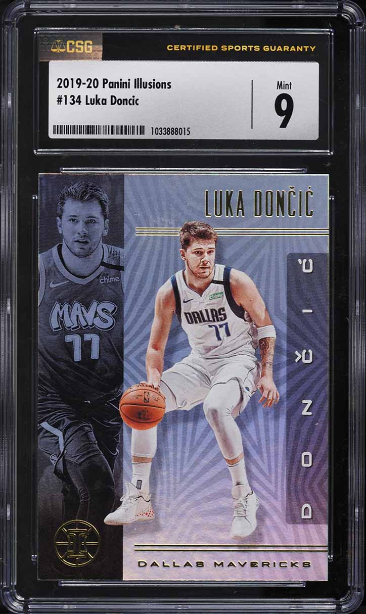 2019 Panini Illusions Luka Doncic #134 CSG 9 MINT
