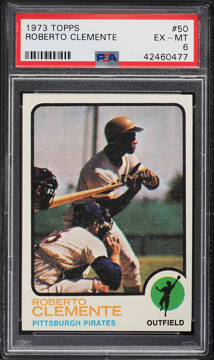 1973 Topps Roberto Clemente #50 PSA 6 EXMT