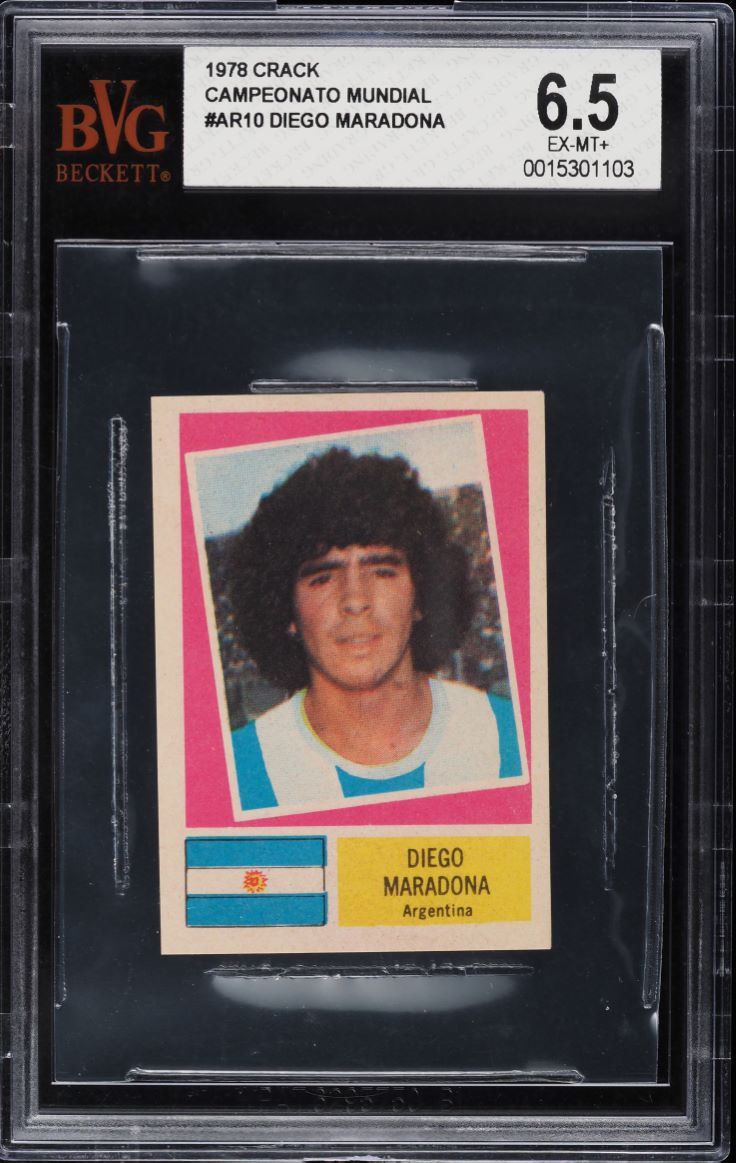 1978 Crack Campeonato Mundial Diego Maradona ROOKIE BVG 6.5 EXMT+