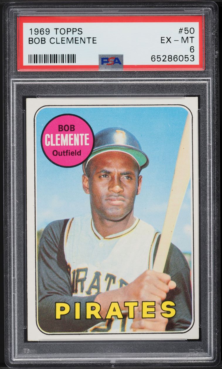 1969 Topps Roberto Clemente #50 PSA 6 EXMT