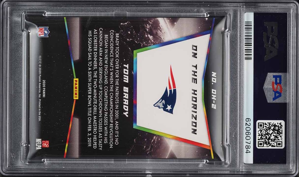 2020 Panini On The Horizon Tom Brady #OH-2 PSA 9 MINT