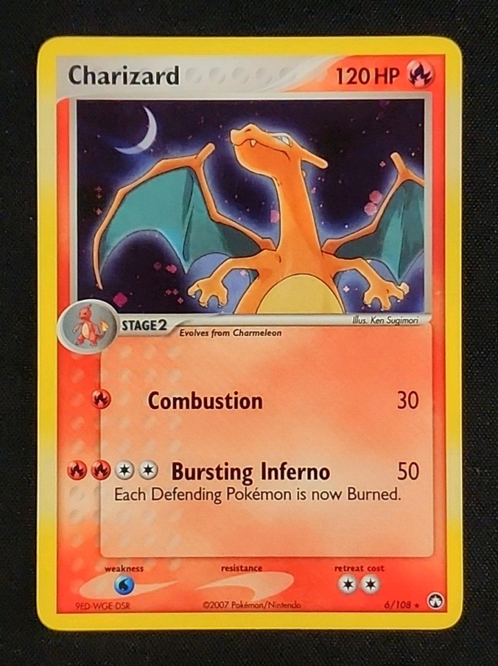 2007 Pokemon EX Power Keepers Holo Charizard #6 MBA AUTH on Fanatics Collect