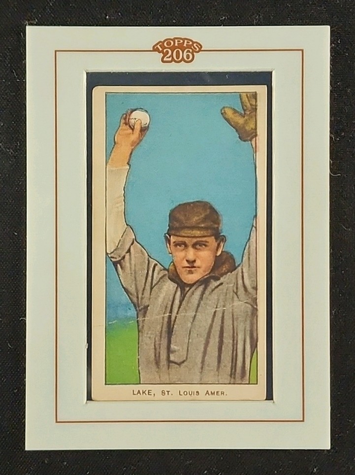 2002 Topps Framed Buy Back T206 Sweet Caporal Joe Lake MBA AUTH