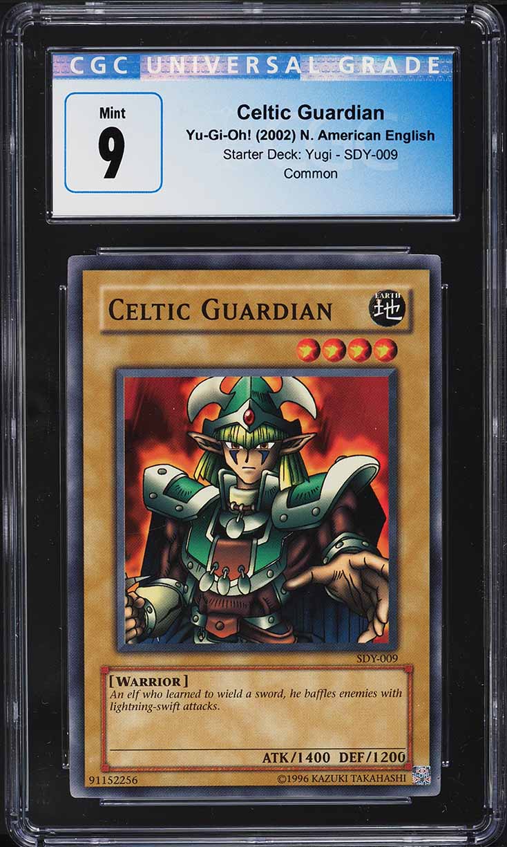 2002 Yu-Gi-Oh! Starter Deck: Yugi Celtic Guardian #SDY-009 CGC 9 MINT on Fanatics Collect 2002 Yu-Gi-Oh! Starter Deck: Yugi Celtic Guardian #SDY-009 CGC 9 MINT on Fanatics Collect