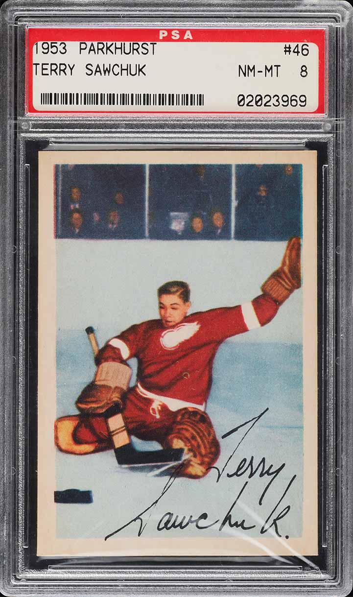 1953 Parkhurst Terry Sawchuk #46 PSA 8 NM-MT