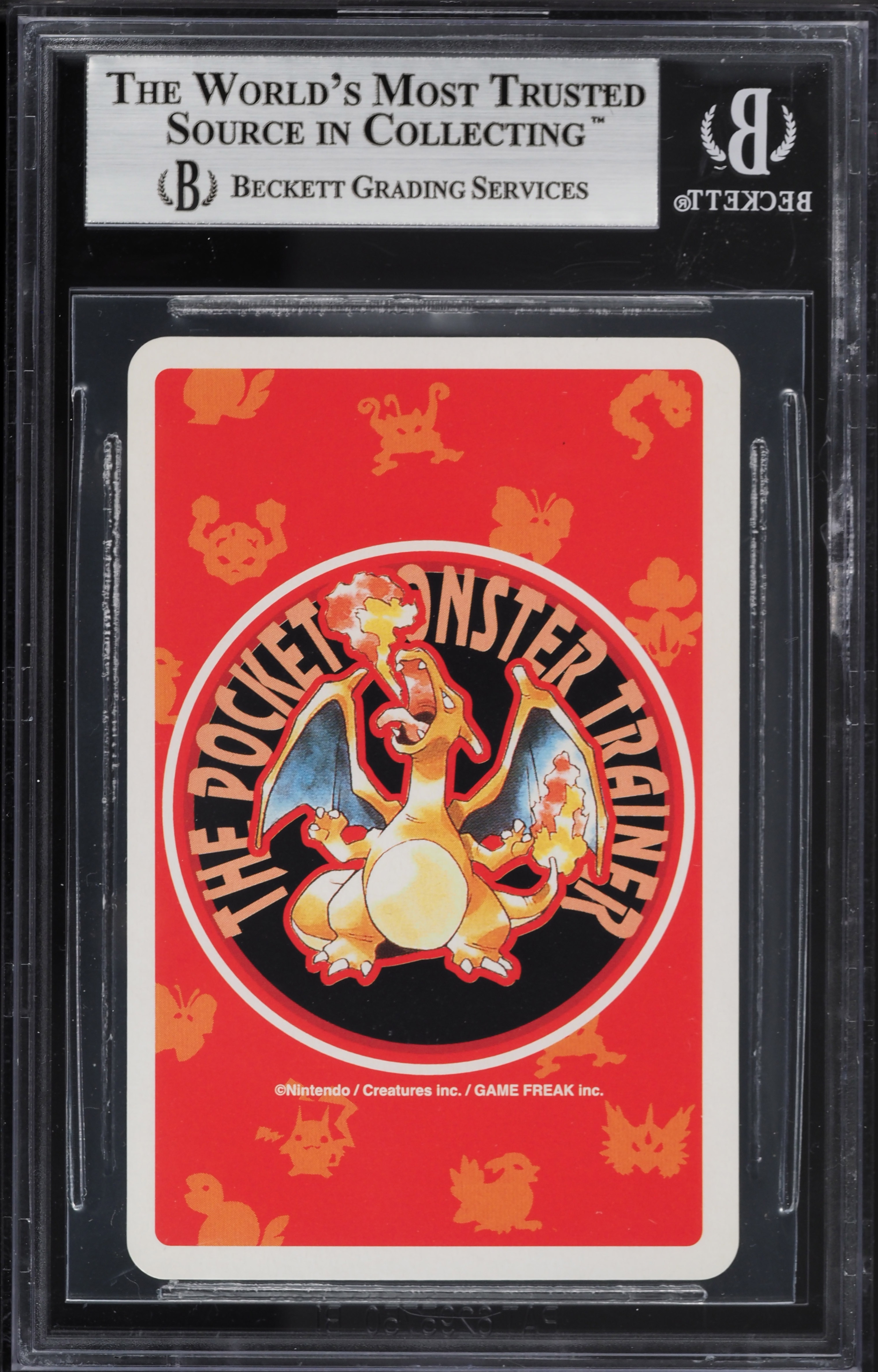 1996 Pokemon Japanese Red Poker Set Nintendo Playing Card Gym