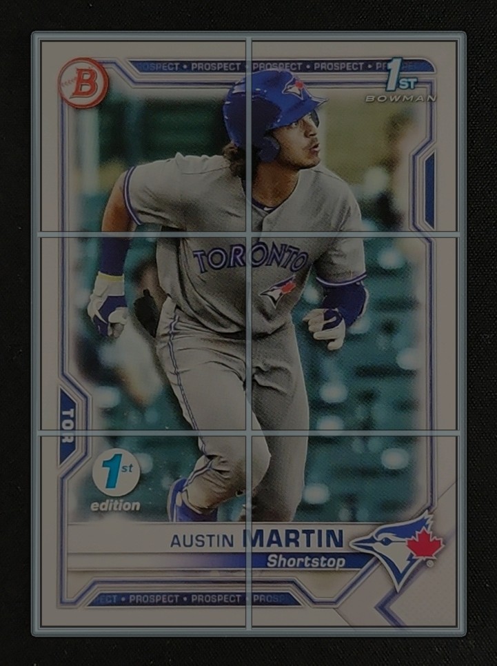 2021 Bowman 1st Edition Austin Martin ROOKIE #BFE-87 MBA AUTH