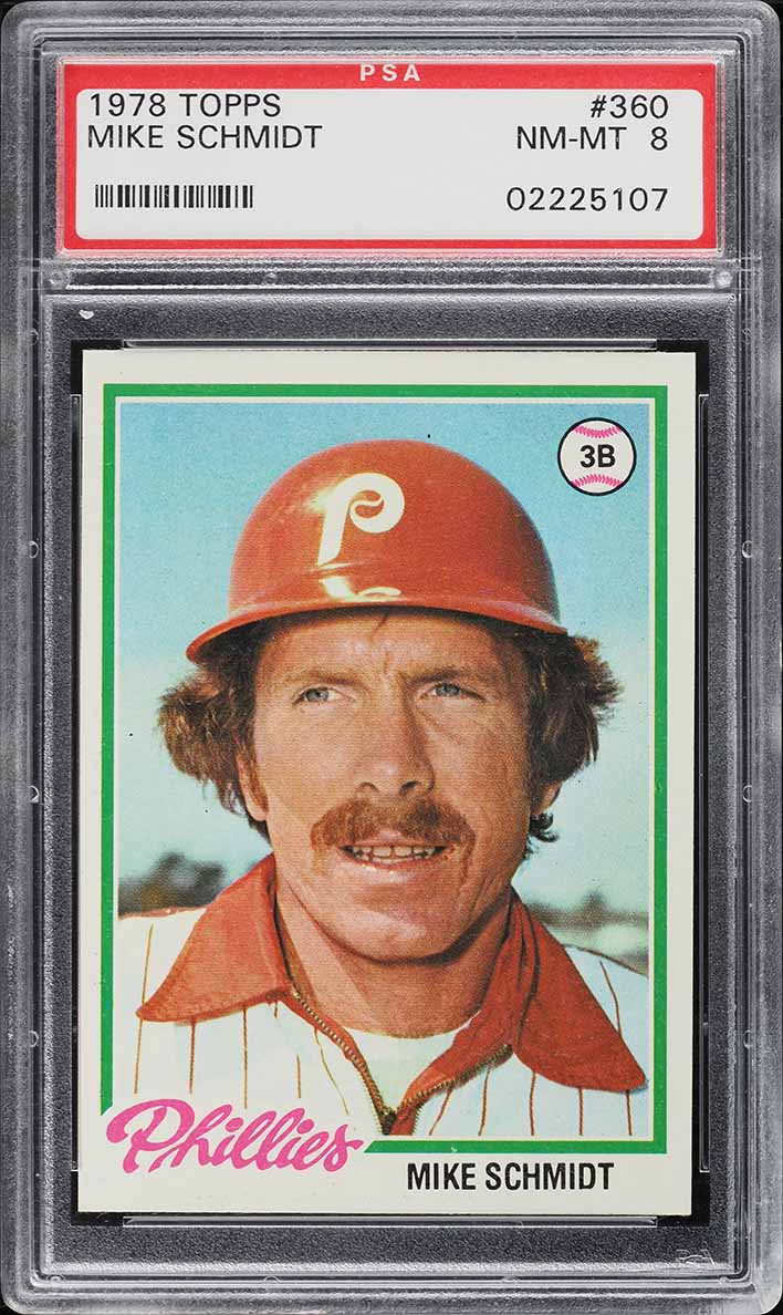 1978 Topps Mike Schmidt #360 PSA 8 NM-MT