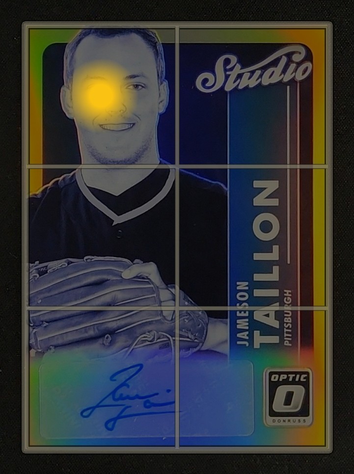 2017 Donruss Optic Studio Gold Jameson Taillon ROOKIE AUTO /10 #STS-JT MBA AUTH