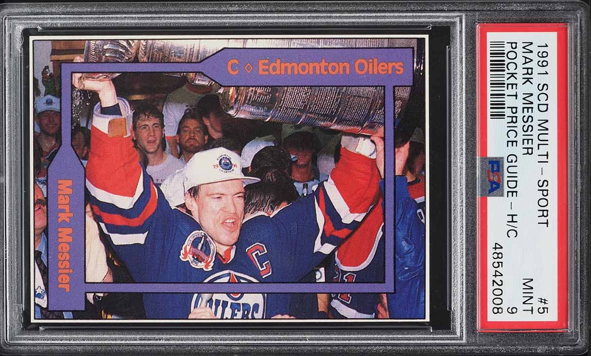 1991 SCD Multi-Sport Pocket Price Guide Mark Messier #5 PSA 9 MINT
