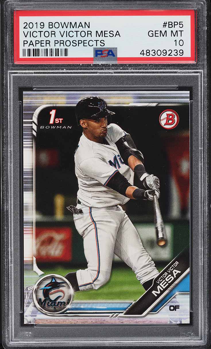 2019 Bowman Paper Prospects Victor Victor Mesa ROOKIE #BP-5 PSA 10 GEM MINT