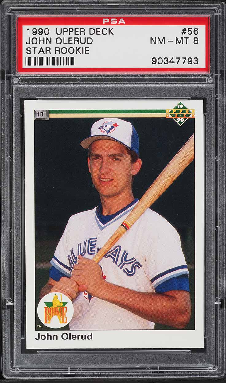 1990 Upper Deck John Olerud ROOKIE #56 PSA 8 NM-MT