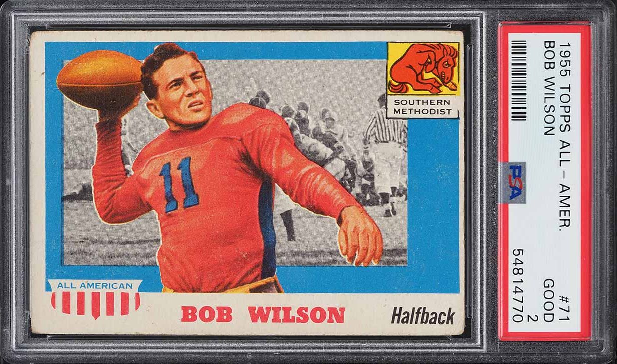 1955 Topps All-American Bob Wilson #71 PSA 2 GD