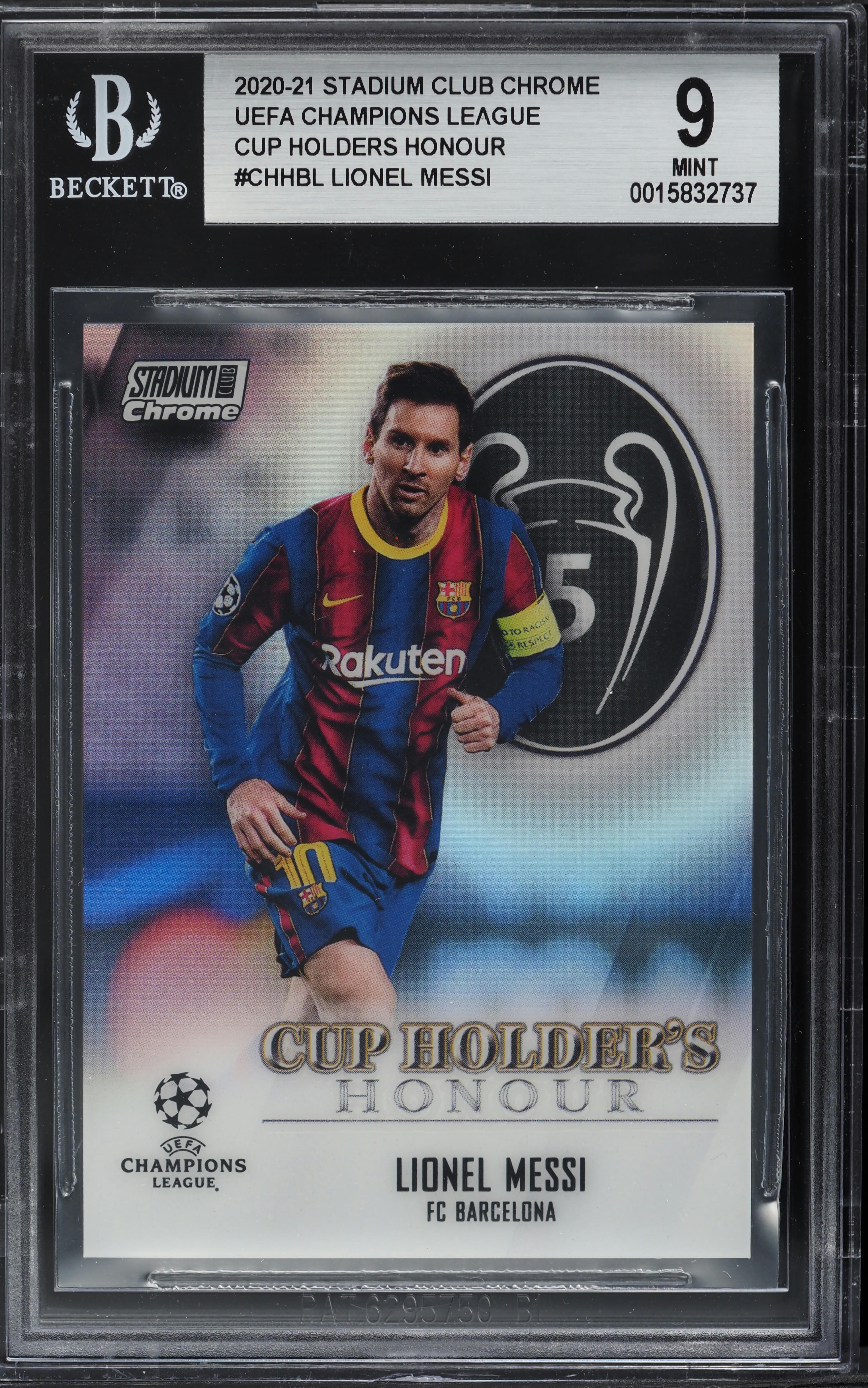 2020 Stadium Club Chrome UEFA Cup Holder