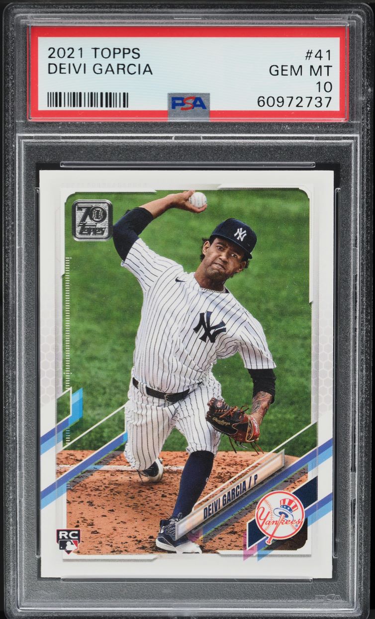 2021 Topps Deivi Garcia ROOKIE #41 PSA 10 GEM MINT