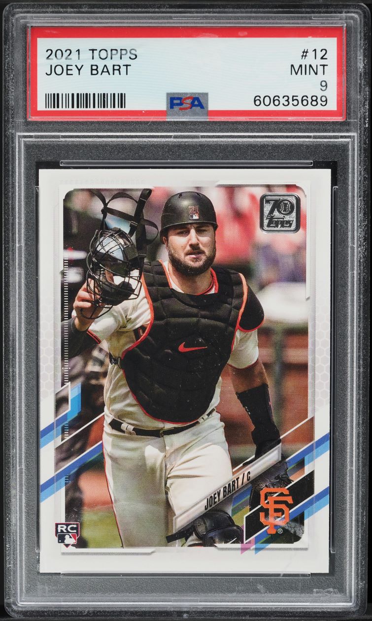 2021 Topps Joey Bart ROOKIE #12 PSA 9 MINT