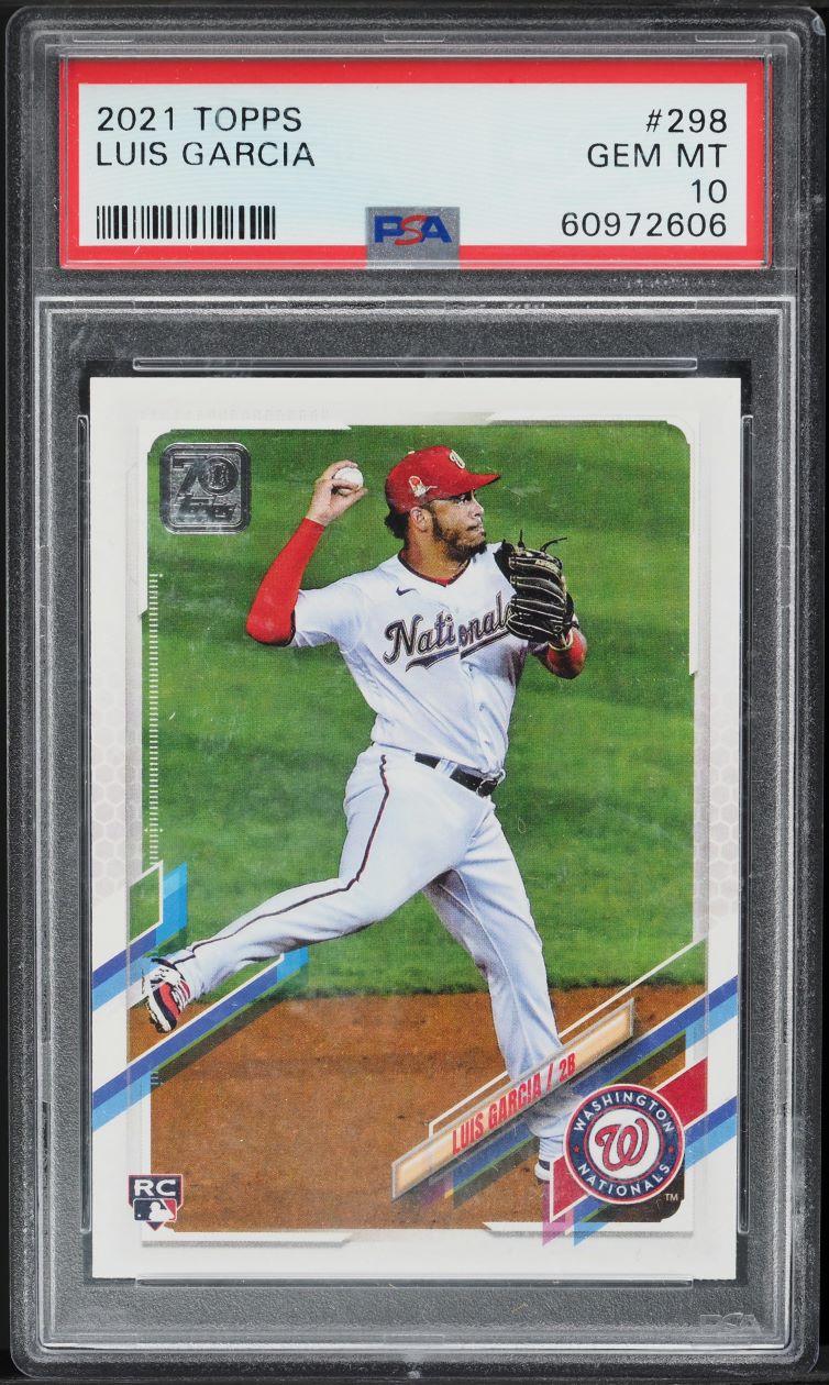 2021 Topps Luis Garcia ROOKIE #298 PSA 10 GEM MINT