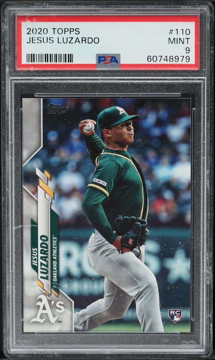 2020 Topps Jesus Luzardo ROOKIE #110 PSA 9 MINT