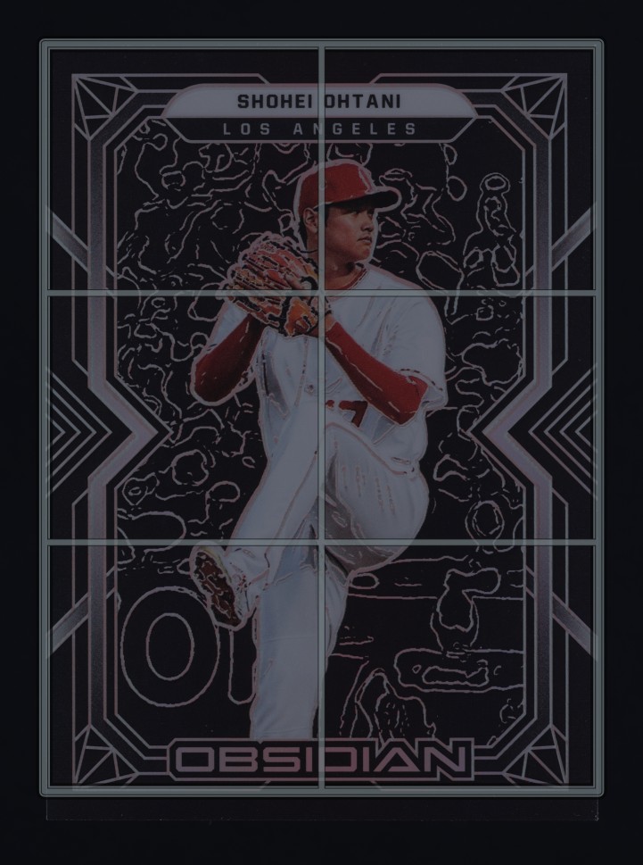 2022 Panini Chronicles Obsidian Shohei Ohtani #28 MBA AUTH