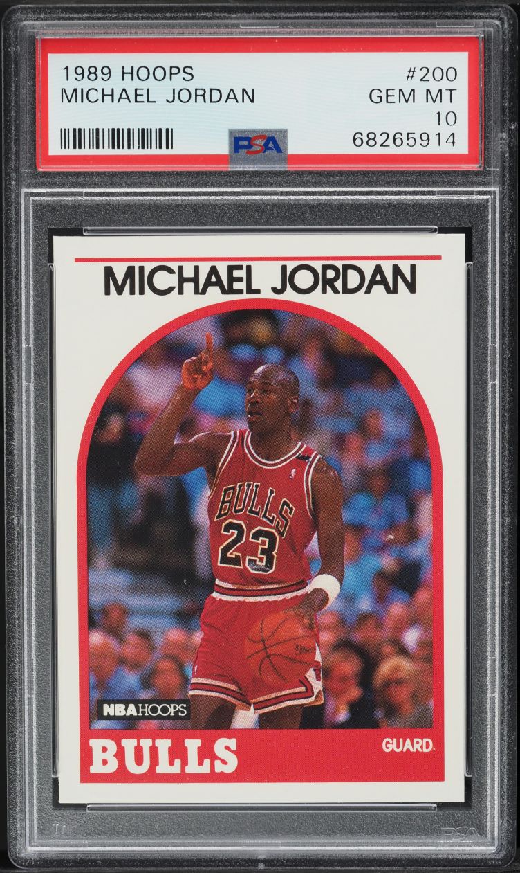 1989 Hoops Michael Jordan #200 PSA 10 GEM MINT on Fanatics Collect