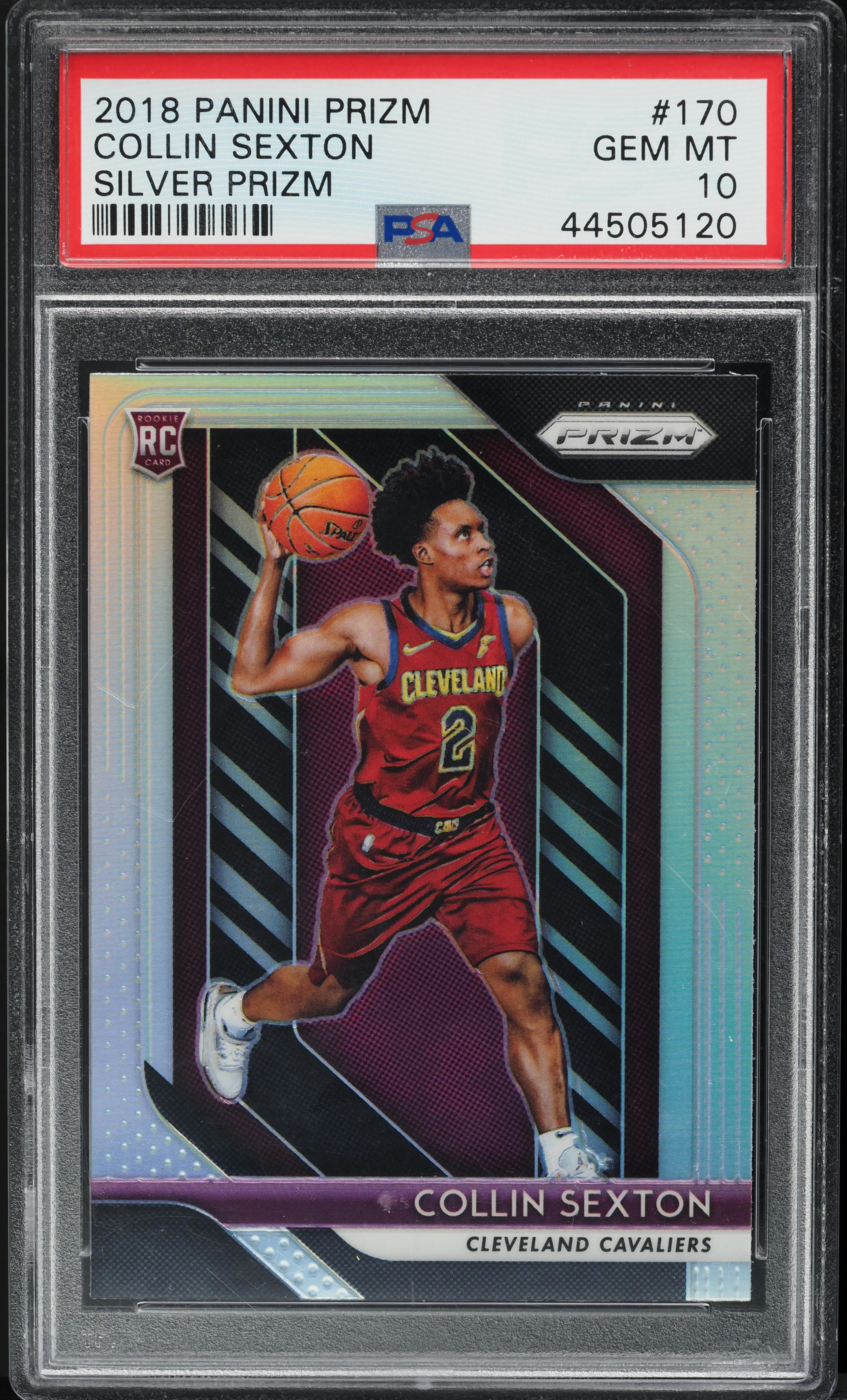 2018 Panini Prizm Silver Collin Sexton ROOKIE #170 PSA 10 GEM MINT